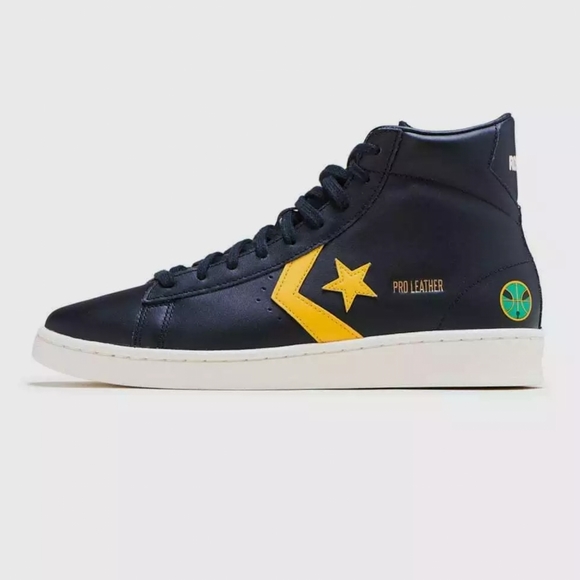 Converse Pro Leather High Roswell Rayguns Men's Shoes Size 10 Black Gold 171166C